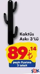 KAKTÜS ASKI 3'LÜ fiyat ve kampanya bilgisi